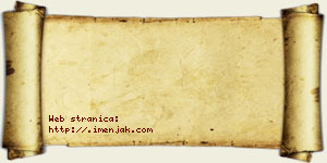 Jesenka Rnić vizit kartica